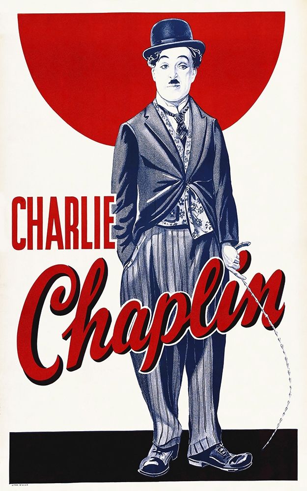Wall art: Charlie Chaplin - Stock Poster, by Hollywood Photo Archive