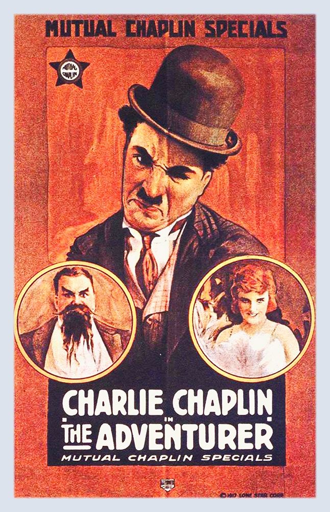 Wall art: Charlie Chaplin - The Adventurer, 1917, by Hollywood Photo Archive