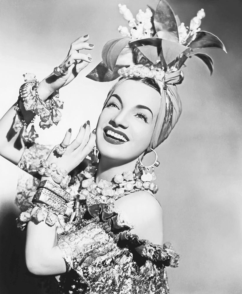 Wall art: Carmen Miranda, by Hollywood Photo Archive