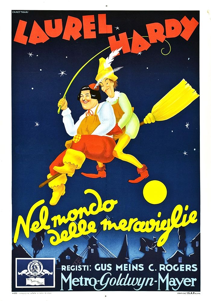 Art Print: Laurel and Hardy - Italian - Babes in Toyland, 1934