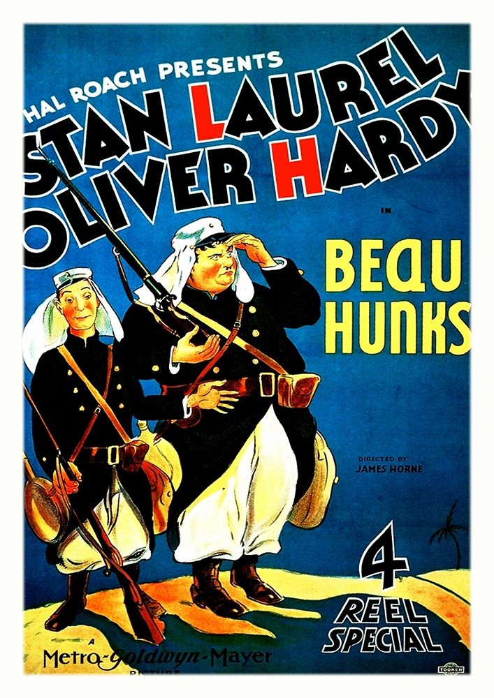 Art Print: Laurel and Hardy - Beau Hunks, 1931