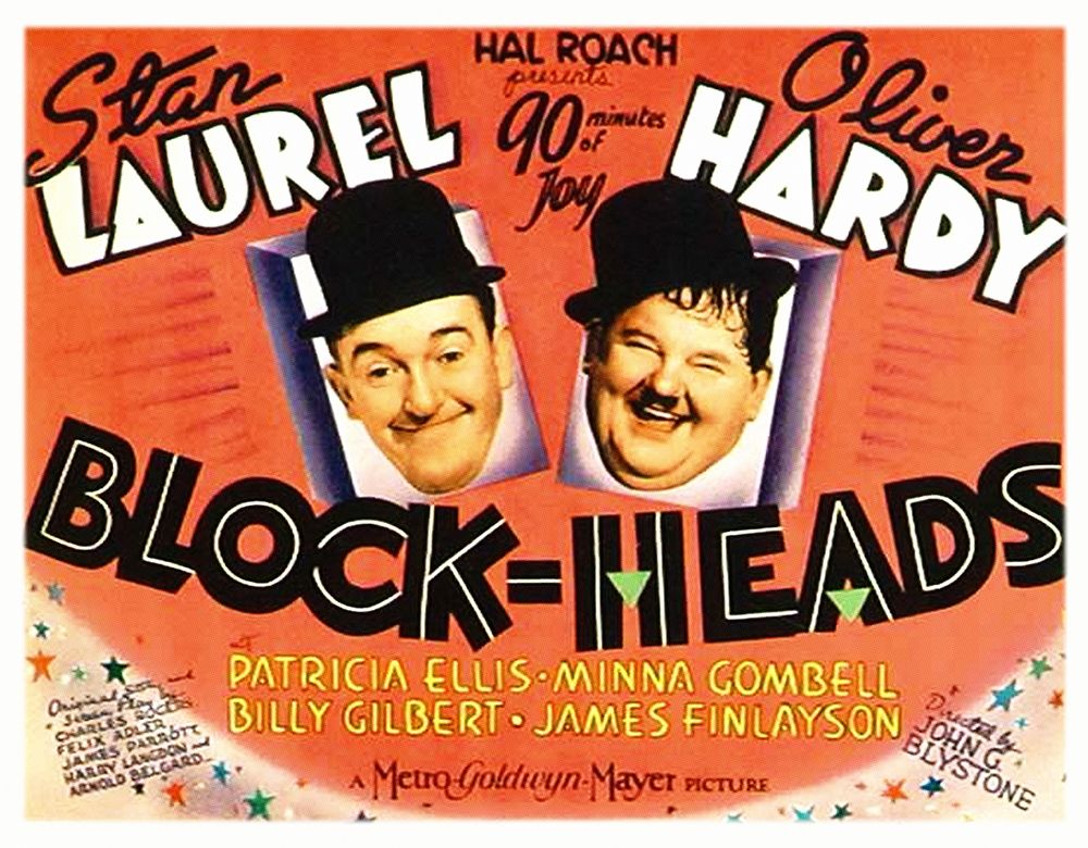 Art Print: Laurel and Hardy - Block-Heads, 1938