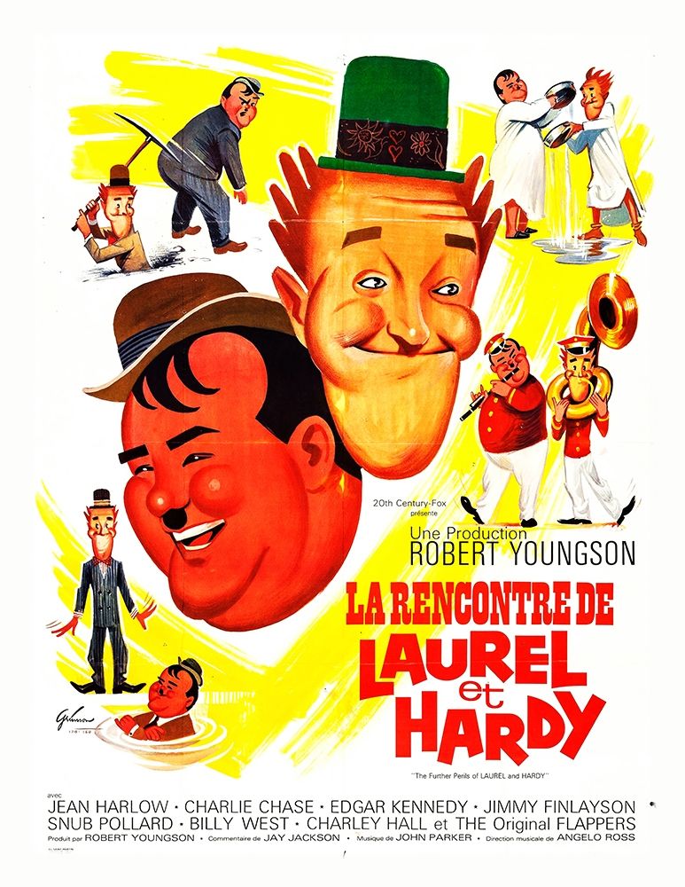 Art Print: Laurel and Hardy - French -  Further Perils of Laurel and Hardy, 1931