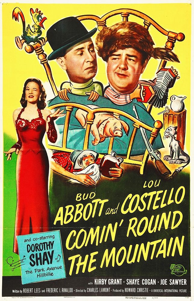 Art Print: Abbott and Costello - Comin Round The Mountain