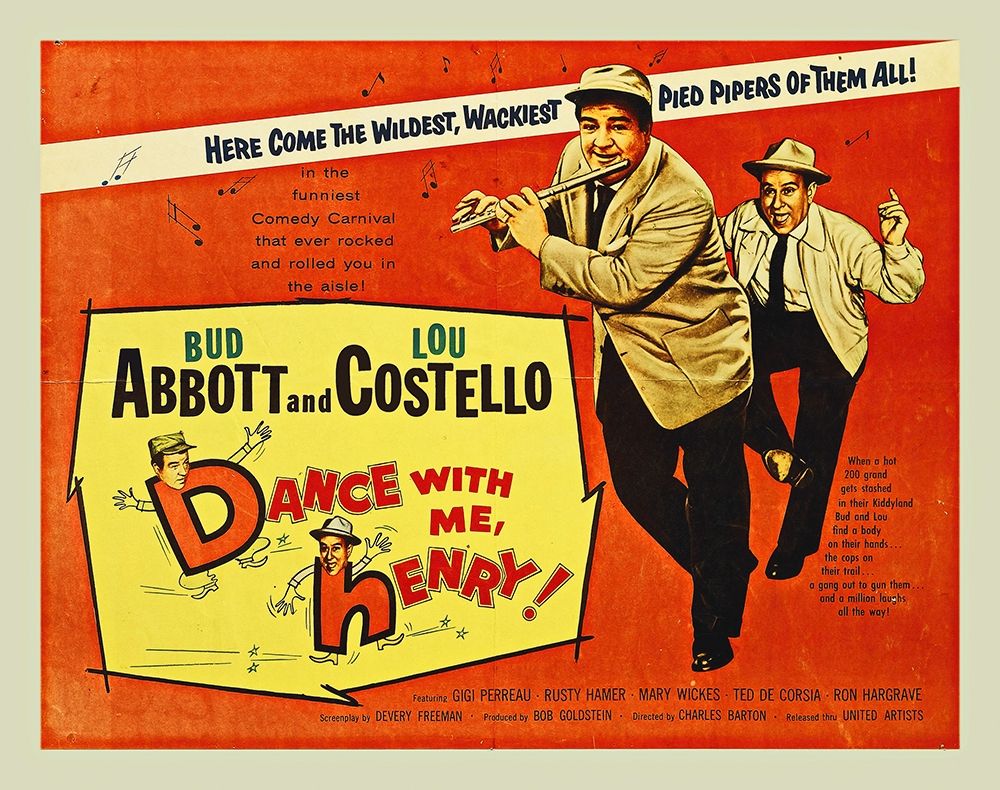 Art Print: Abbott and Costello - Dance With Me Henry