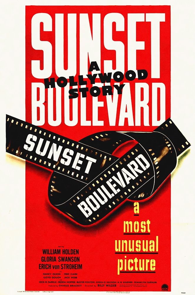 Wall art: Sunset Blvd Poster, by Hollywood Photo Archive