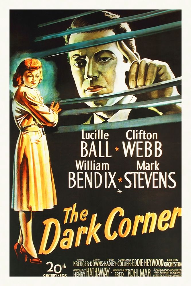 Wall Art Painting id:272445, Name: The Dark Corner, Artist: Hollywood Photo Archive