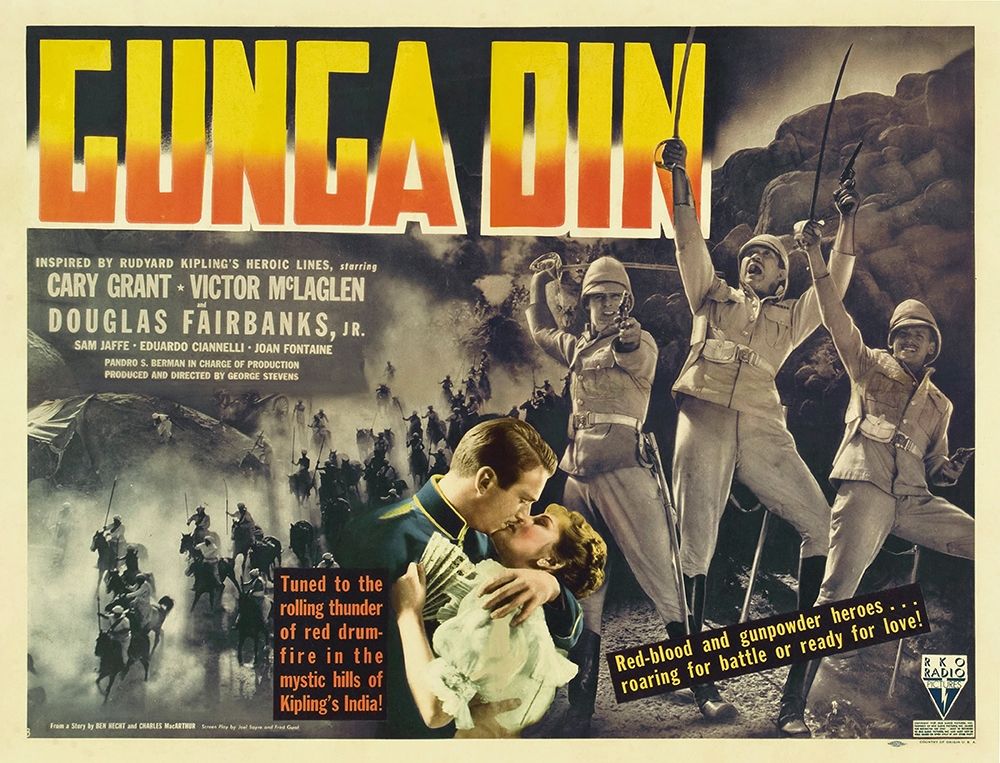 Art Print: Cary Grant - Gunga Din