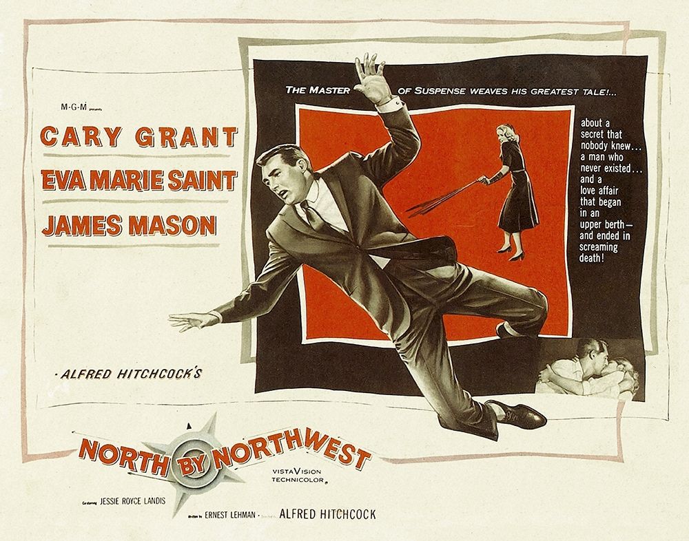 Art Print: North by Northwest - Lobby Card