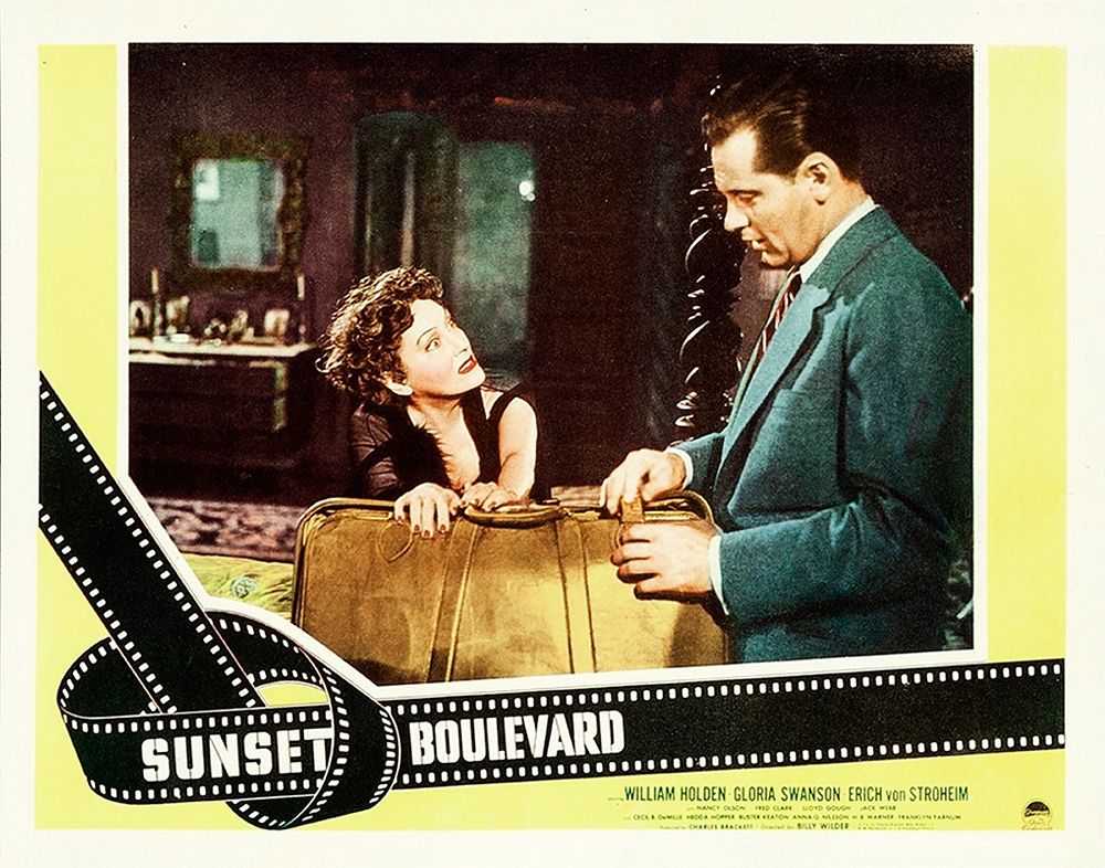 Wall Art Painting id:273496, Name: Sunset Boulevard - Lobby Card, Artist: Hollywood Photo Archive
