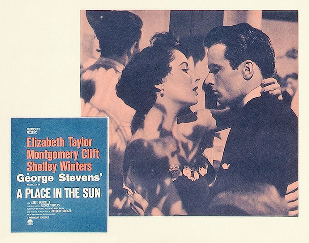 Art Print: Elizabeth Taylor - A Place in the Sun - Lobby Card