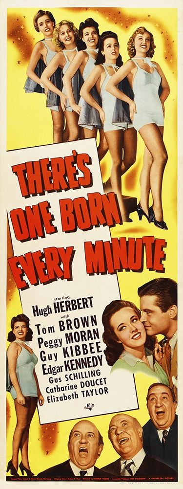 Art Print: Elizabeth Taylor - Theres One Born Every Minute