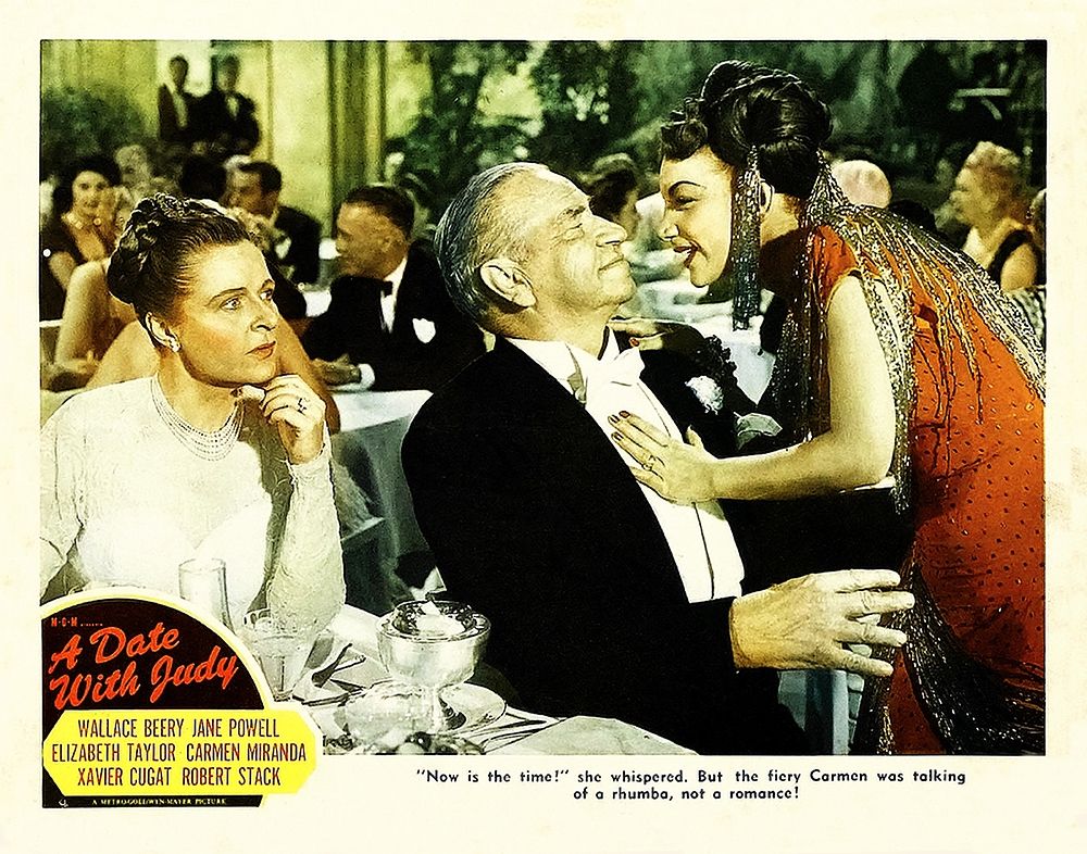Art Print: Elizabeth Taylor - A Date with Judy - Lobby Card
