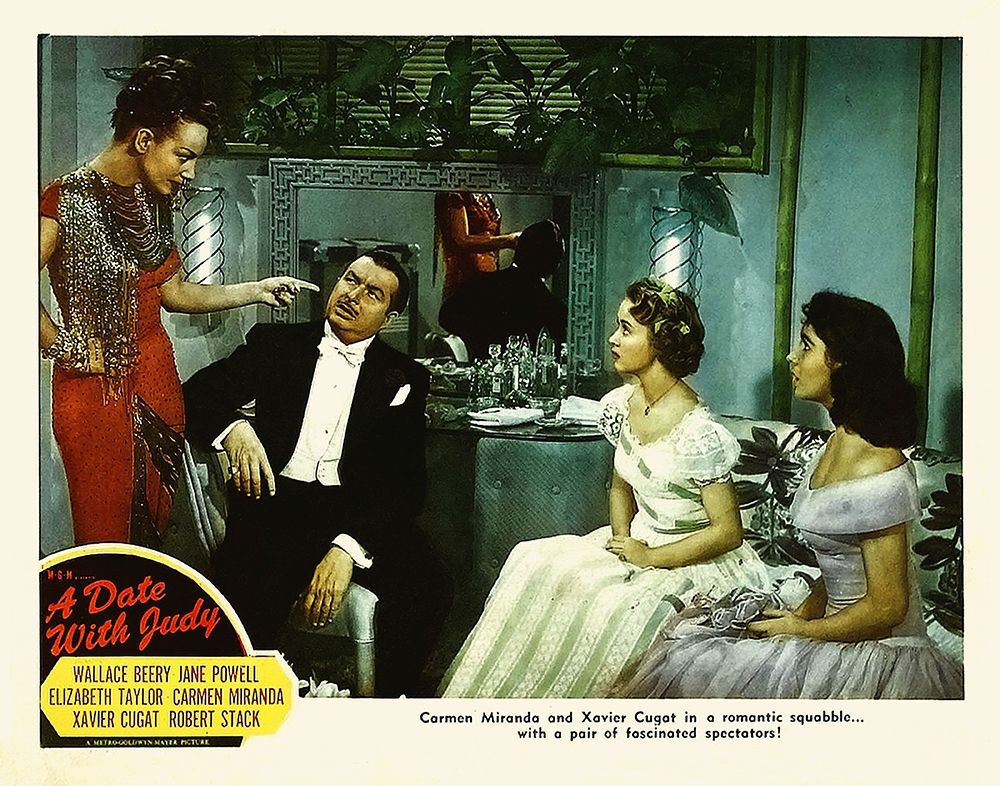 Art Print: Elizabeth Taylor - A Date with Judy - Lobby Card