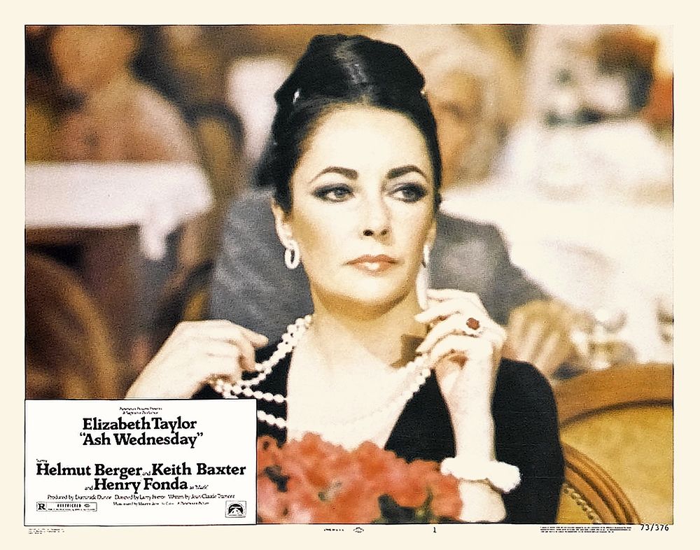Art Print: Elizabeth Taylor - Ash Wednesday - Lobby Card