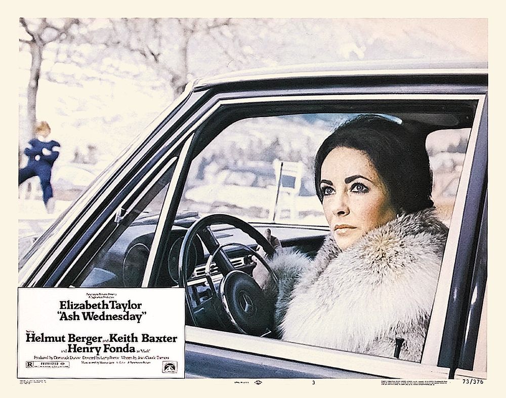 Art Print: Elizabeth Taylor - Ash Wednesday - Lobby Card