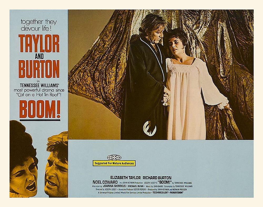 Art Print: Elizabeth Taylor - Boom! - Lobby Card
