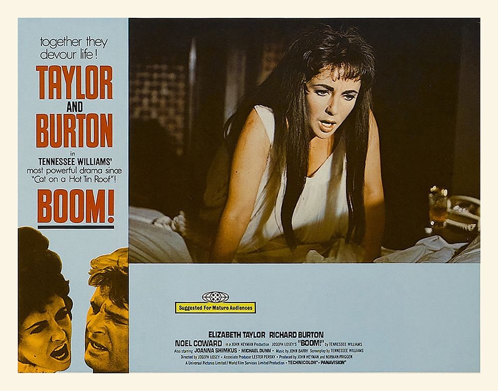 Art Print: Elizabeth Taylor - Boom! - Lobby Card
