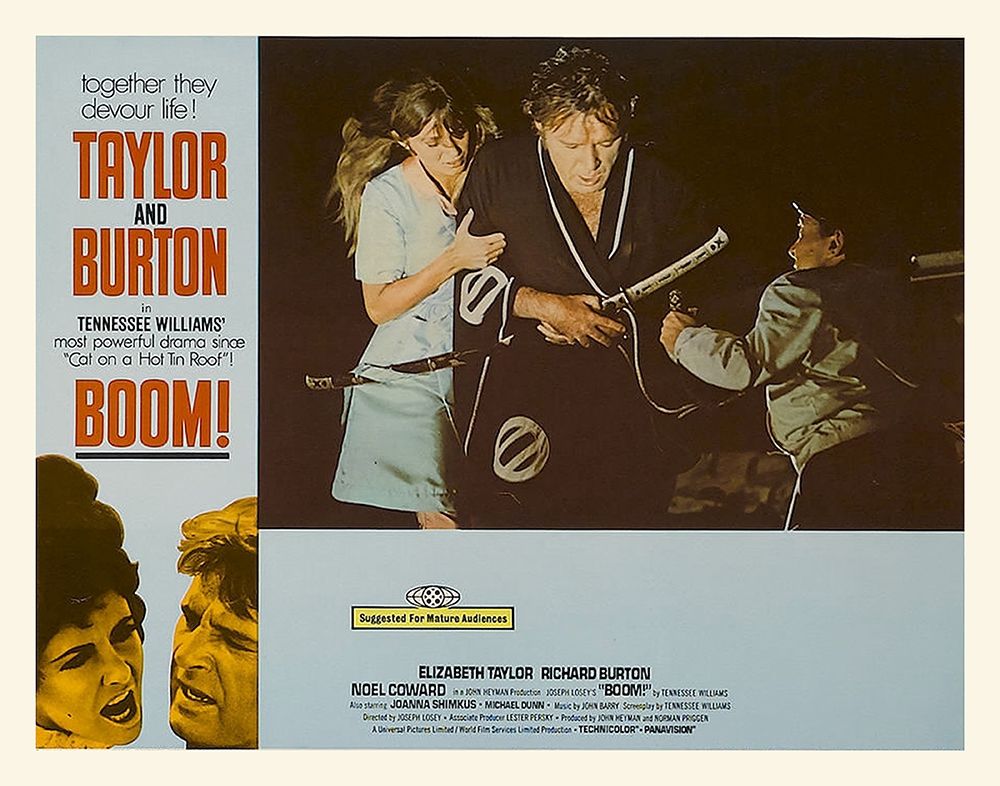 Art Print: Elizabeth Taylor - Boom! - Lobby Card