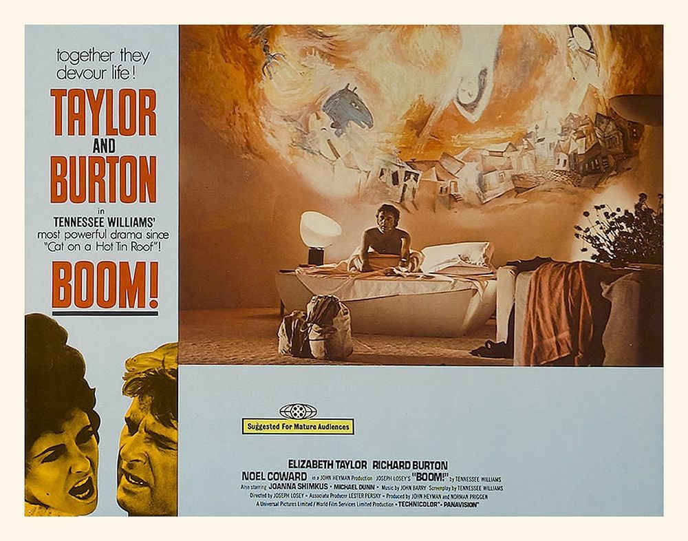 Art Print: Elizabeth Taylor - Boom! - Lobby Card
