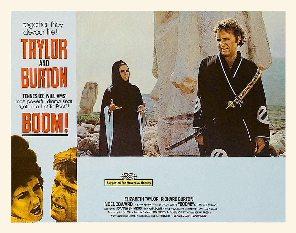 Art Print: Elizabeth Taylor - Boom! - Lobby Card