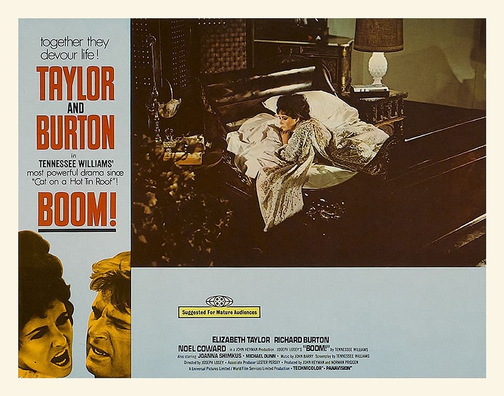 Art Print: Elizabeth Taylor - Boom! - Lobby Card