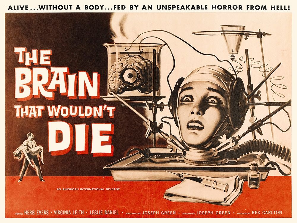 Wall art: The Brain That Wouldnt Die, by Hollywood Photo Archive