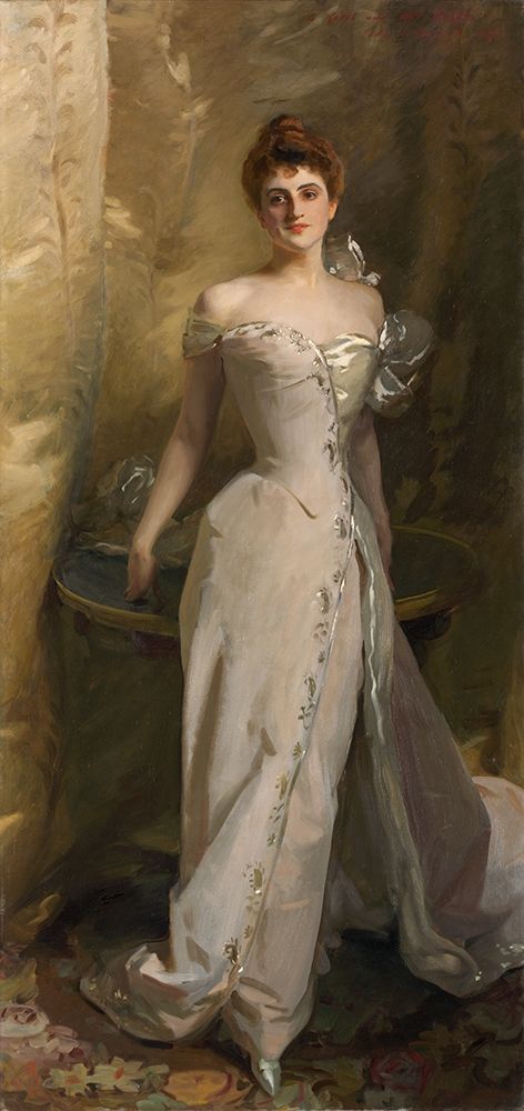 Wall Art Painting id:337331, Name: Portrait of Lisa Colt Curtis, Artist: Sargent, John Singer