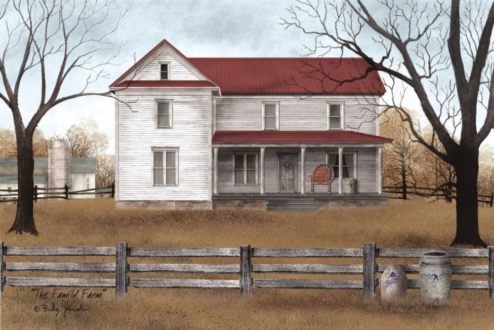 Wall Art Painting id:97236, Name: The Family Farm, Artist: Jacobs, Billy