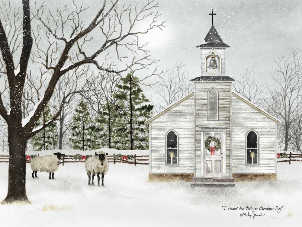 Wall Art Painting id:97333, Name: I Heard the Bells on Christmas Day, Artist: Jacobs, Billy