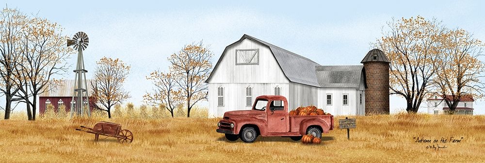 Wall Art Painting id:239533, Name: Autumn on the Farm, Artist: Jacobs, Billy