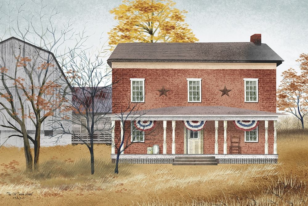 Wall Art Painting id:397504, Name: The Old Tavern House     , Artist: Jacobs, Billy