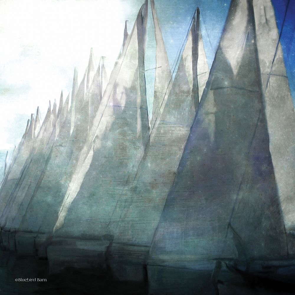 Art Print: Sailboat Marina II