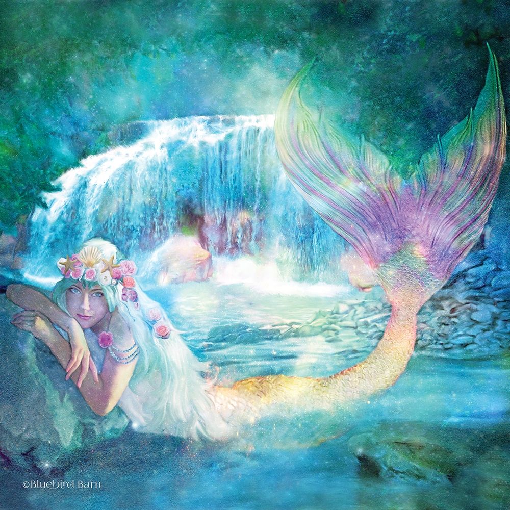 Art Print: Woodland Cove Mermaid