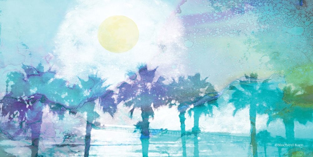 Art Print: Blue Moon Palm Beach