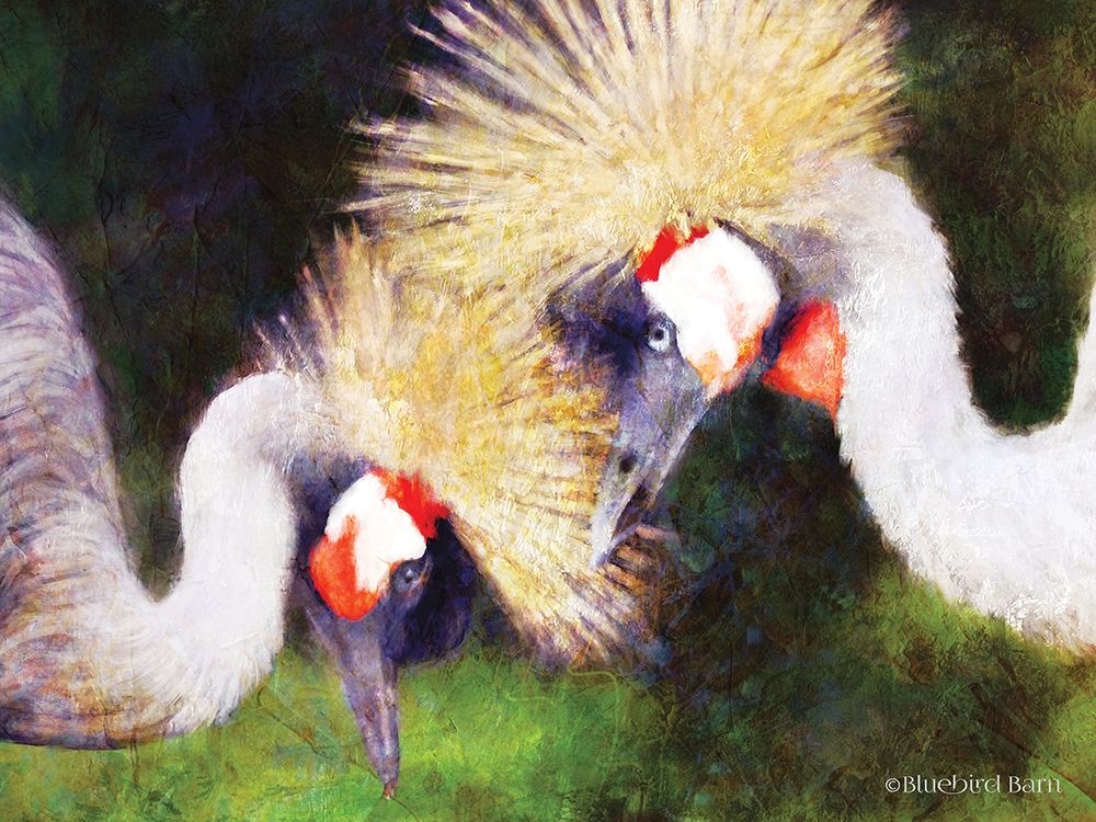 Wall Art Painting id:304944, Name: Two Cranes   , Artist: Bluebird Barn