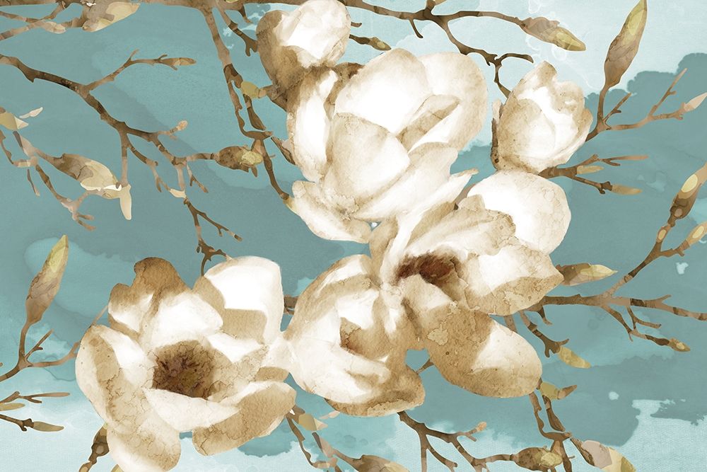 Wall Art Painting id:262465, Name: Magnolia I, Artist: Bluebird Barn