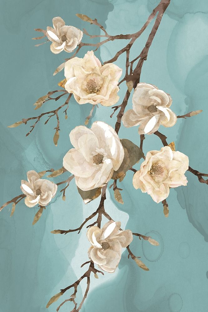 Wall Art Painting id:262467, Name: Magnolia III, Artist: Bluebird Barn