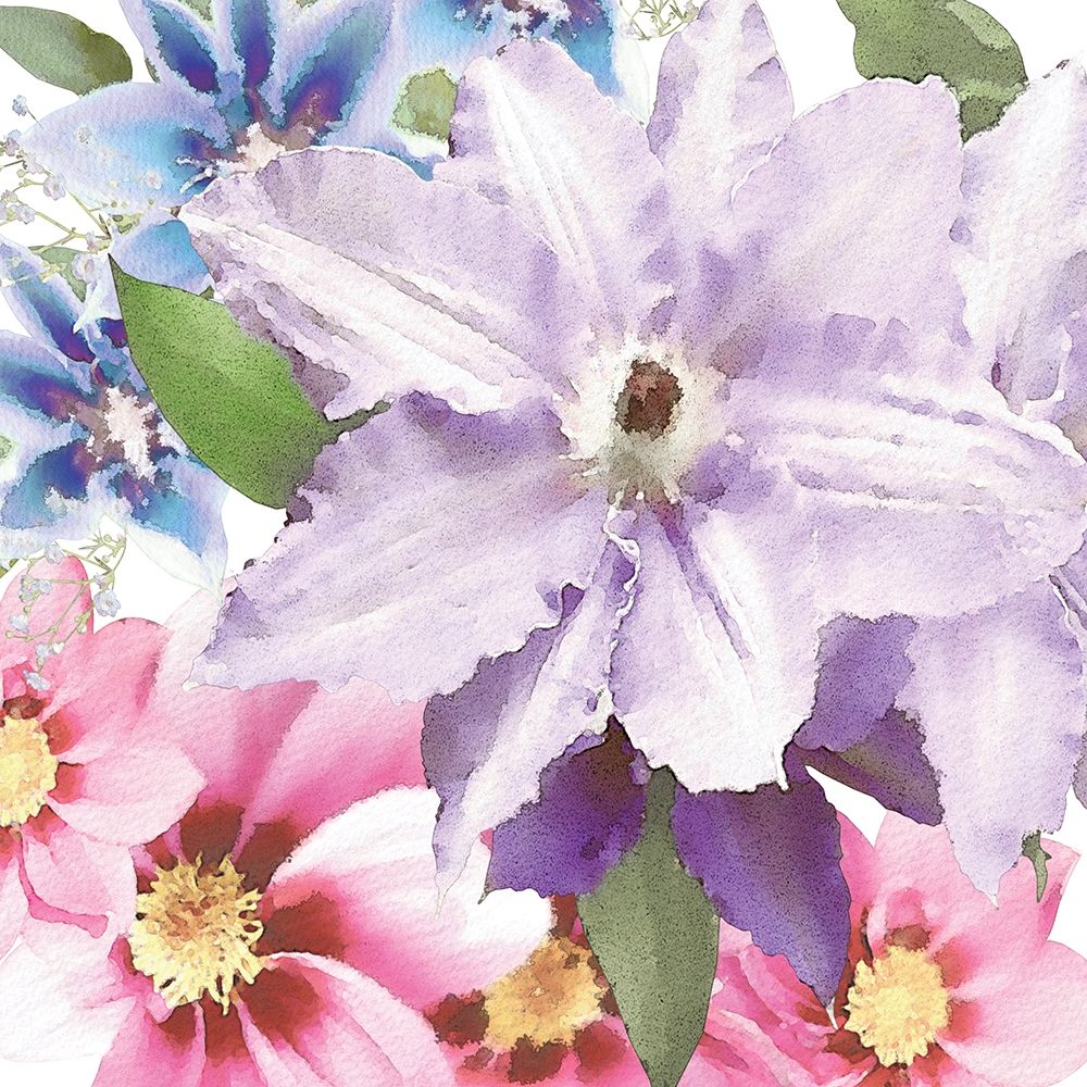 Wall Art Painting id:262474, Name: Clematis II, Artist: Bluebird Barn