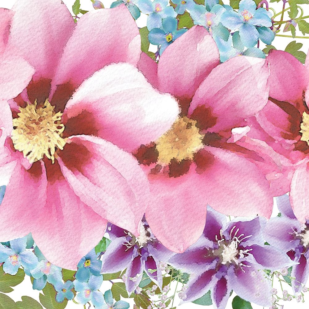 Wall Art Painting id:262476, Name: Clematis IV, Artist: Bluebird Barn