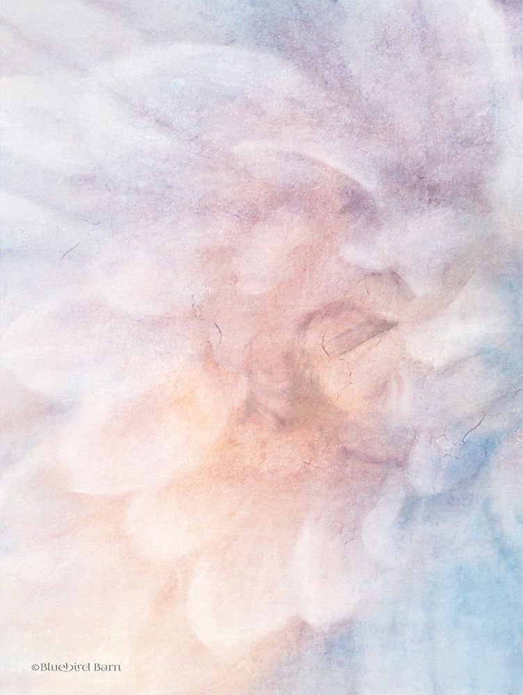 Wall Art Painting id:255584, Name: Soft Dahlia Pastel Blue Lilac, Artist: Bluebird Barn