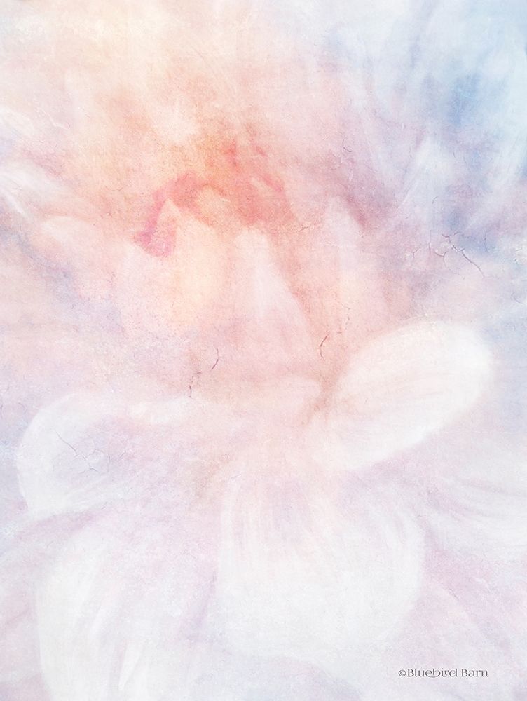 Wall Art Painting id:255586, Name: Soft Dahlia Pastel Peach Lilac, Artist: Bluebird Barn