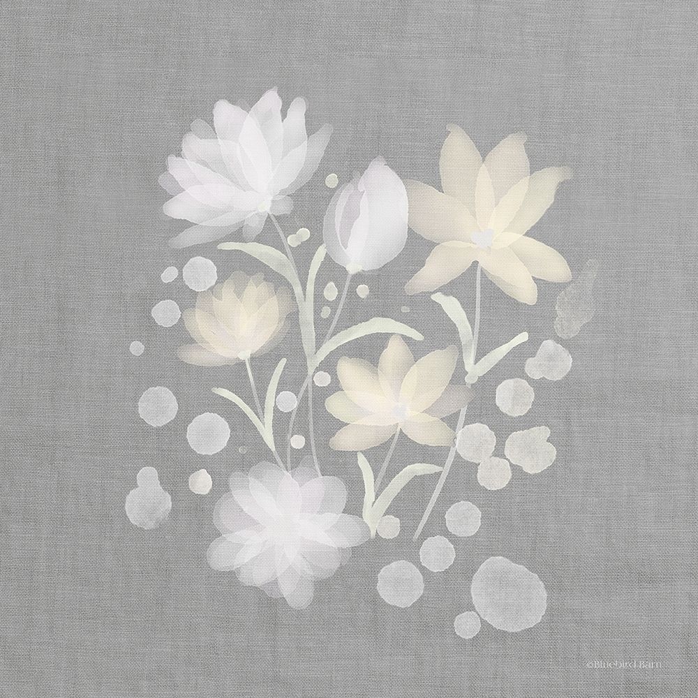Wall Art Painting id:326026, Name: Flower Bunch on Linen II    , Artist: Bluebird Barn 