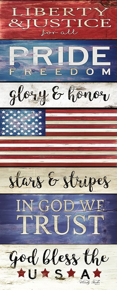 Art Print: God Bless the USA