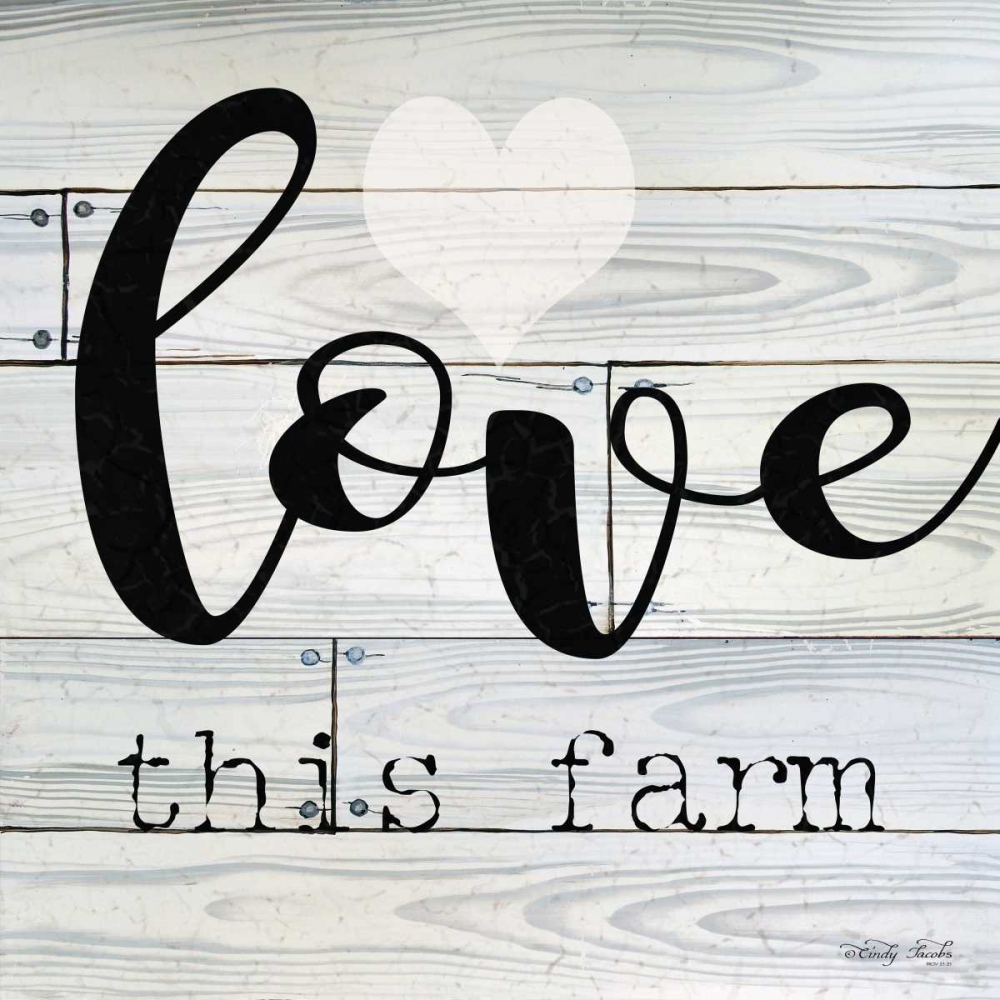 Art Print: Love This Farm