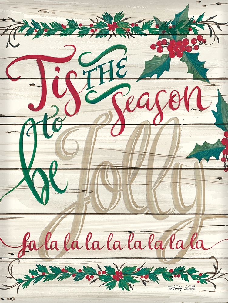 Art Print: Tis the Season Shiplap