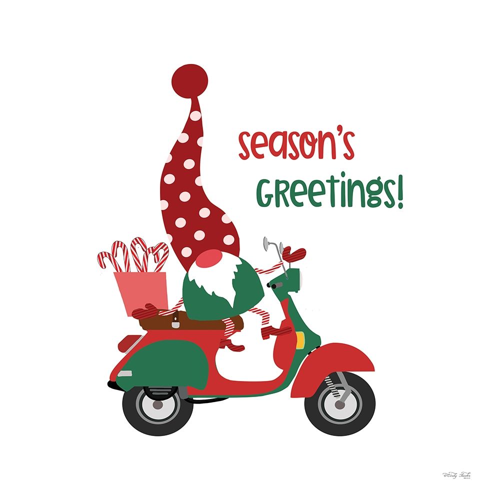 Art Print: Seasons Greetings Gnome