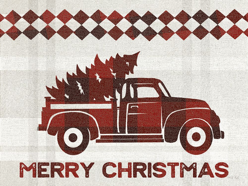 Art Print: Merry Christmas Truck   
