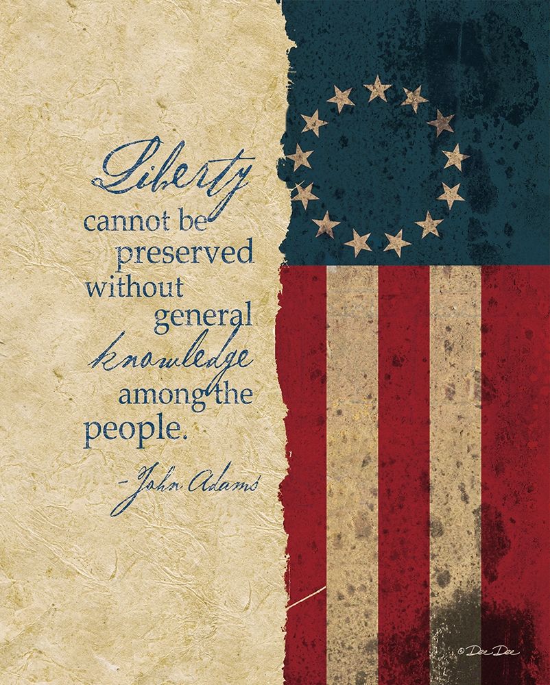 Wall art: Liberty Cannot Be Preserved, by Dee Dee