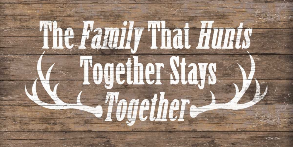 Wall Art Painting id:124578, Name: The Family that Hunts, Artist: Dee Dee